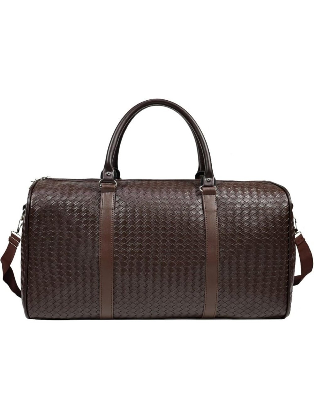 27L Waterproof Travel Duffle Bag with Shoe Compartment & Foldable Toiletry Bag